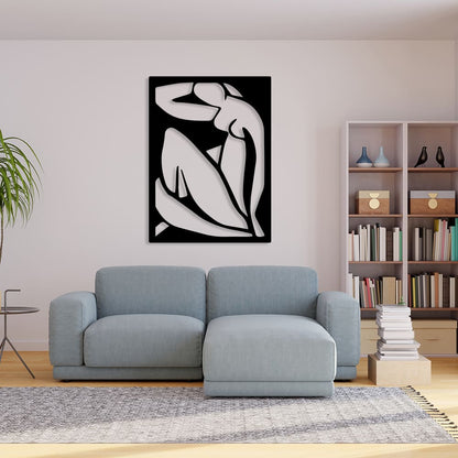 Blue Nude Metal Painting by Matisse