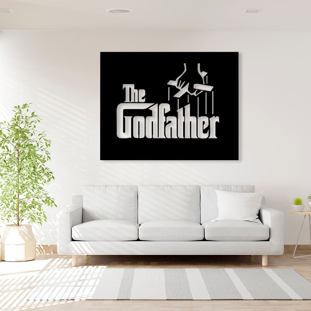 The Godfather Metal Painting