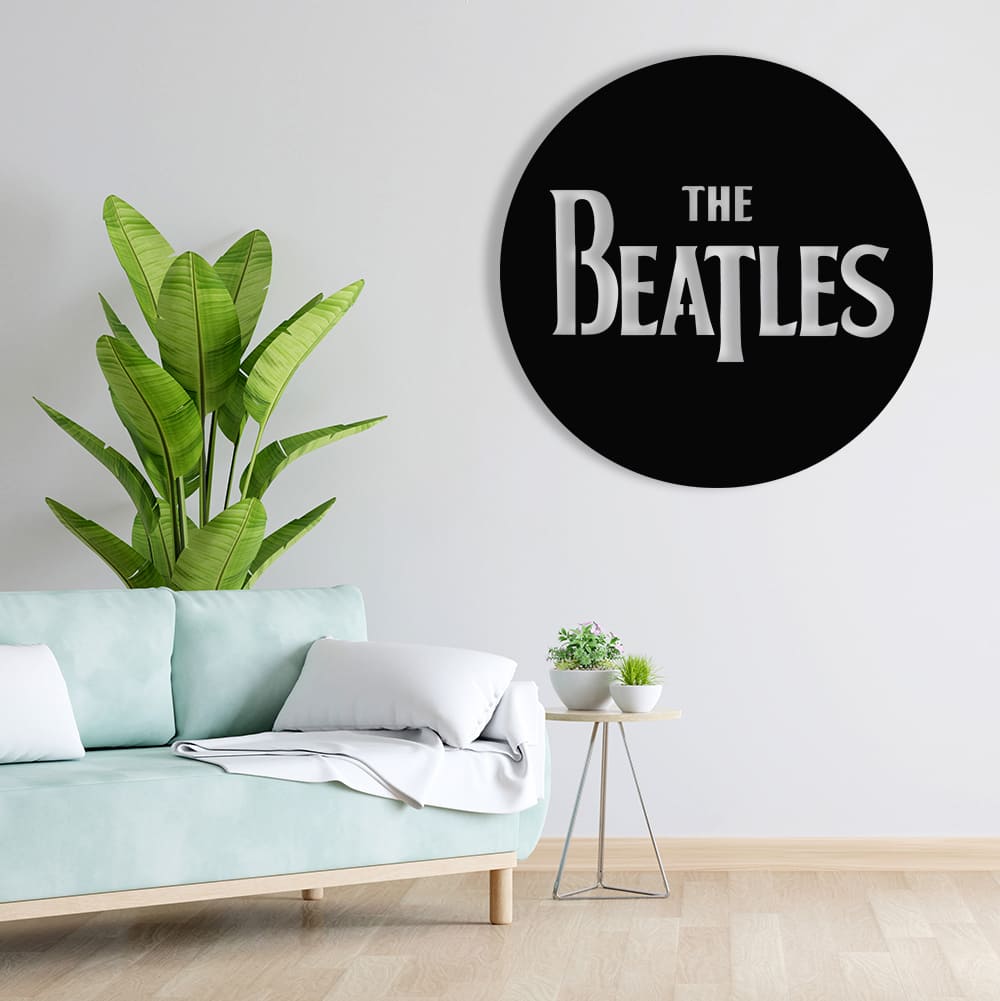 The Beatles Metal Painting